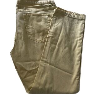 New York & Company women’s pastel yellow low rise skinny jeans size 6